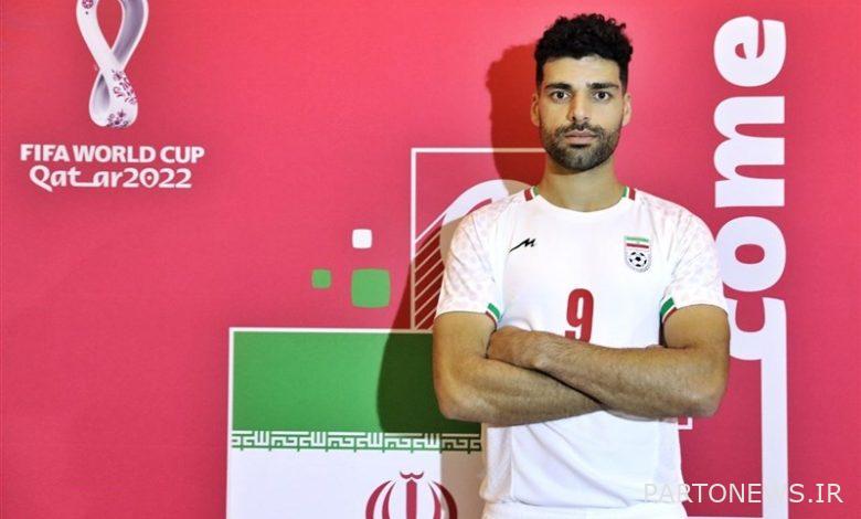 The players of the Iranian national football team in the frame of the FIFA camera