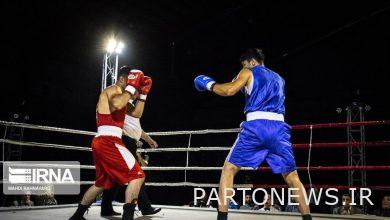 Asian boxing championship;  Amiri's valuable superiority in the first fight