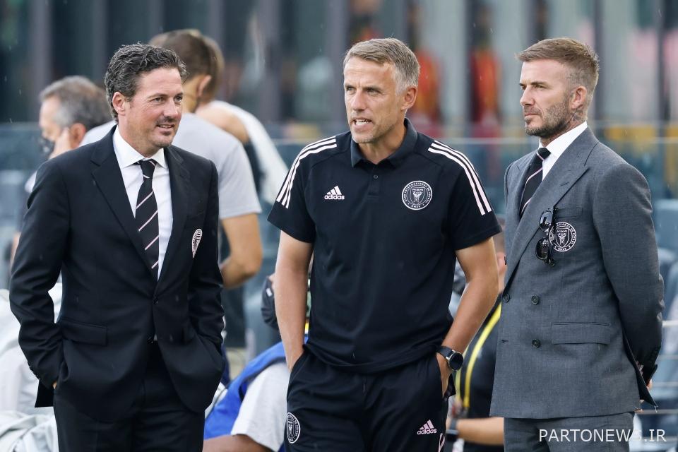 نویل در ژانویه 2021 توسط بکام به عنوان سرمربی اینترمیامی منصوب شد