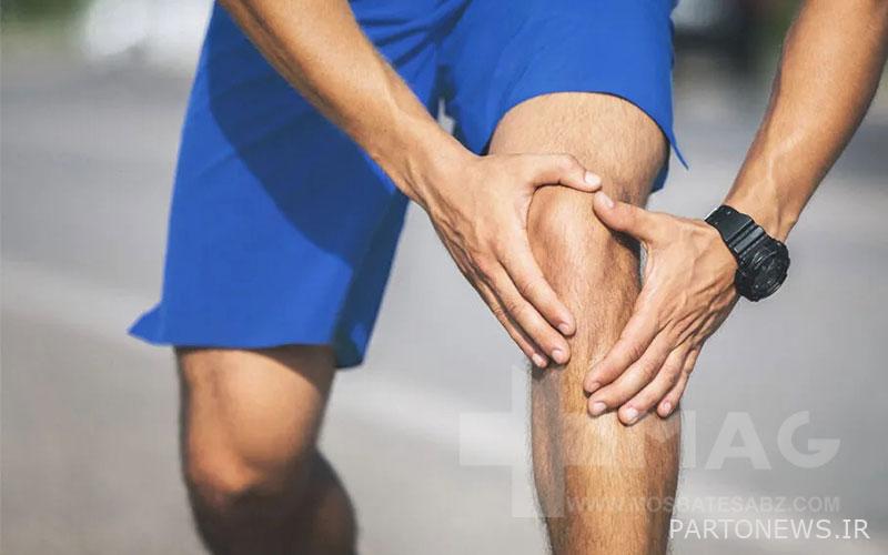 Knee pain due to inflammation