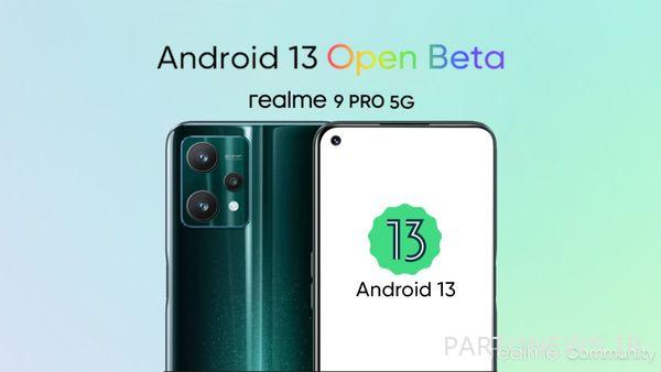 Realme 9 Pro Android 13 Open Beta در هند معرفی شد