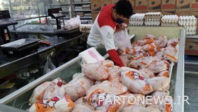 The flight of the chicken broke/ the price fell below the approved rate