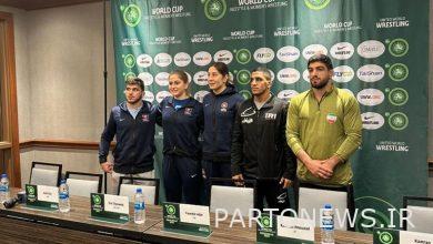 The presence of Iran's freestyle athletes in the press conference of the competitions - Mehr news agency  Iran and world's news