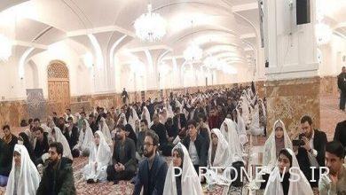 حضر 500 أزواج من الطلاب والمدرسين ضيوفاً على الإمام الرضا (ع) - وكالة مهر للأنباء  إيران وأخبار العالم
