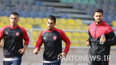 What happened in Persepolis training after the derby?