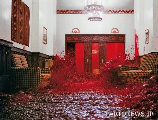 A view of the famous blood elevator sequence in the movie 