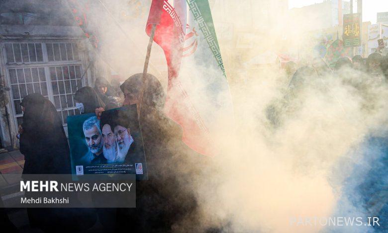 March of Qomi women in support of hijab