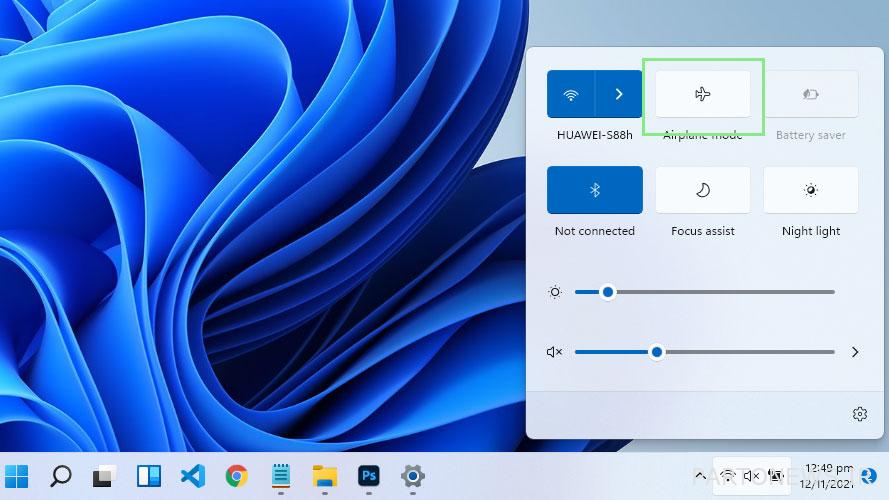 نحوه خاموش کردن حالت هواپیما در ویندوز 11