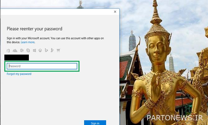 نحوه تغییر رمز عبور در ویندوز 10
