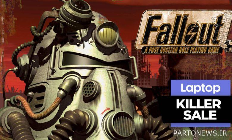 Fallout game cover art with killer sale badge
