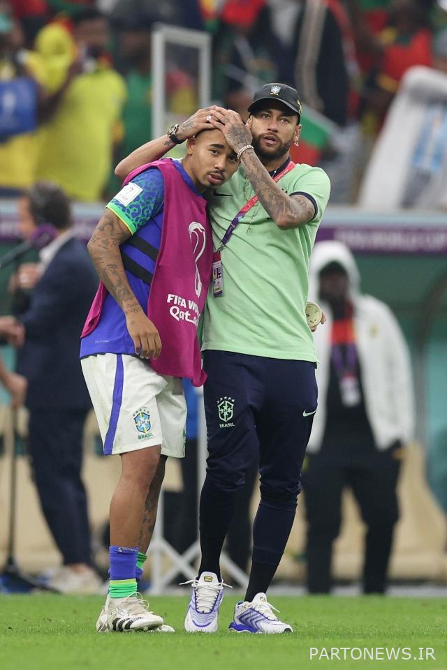 ژسوس مهاجم برزیلی پس از شکست هفته گذشته مقابل کامرون دچار مصدومیت شد