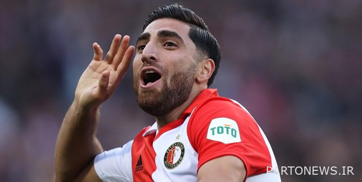 Jahanbakhsh in the selected team of the week in Holland + photo