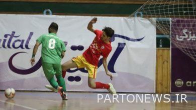 Premier Futsal League  Getty Pashand's victory with the captain's goal/Safir's goal festival against the representative of Hormozgan