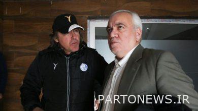 Fethullahzadeh's meeting with Sapinto and congratulations to Esteghlal head coach