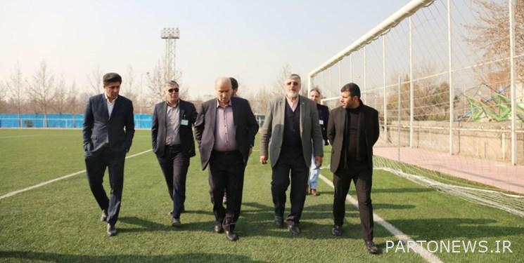 The visit of the Deputy Minister of Sports to the National Football Center + Pictures