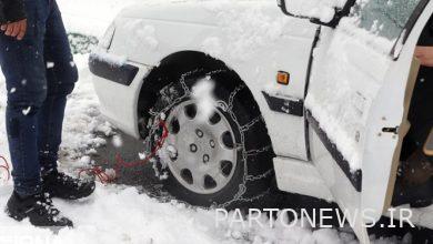 Snow and rain on the roads of 20 provinces/ Traffic on snow plow axles is possible only with wheel chains.