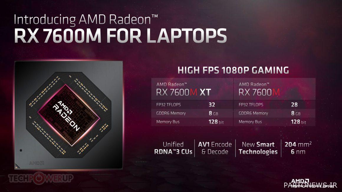 AMD introduced Radeon RX 7000 RDNA 3 laptop graphics cards