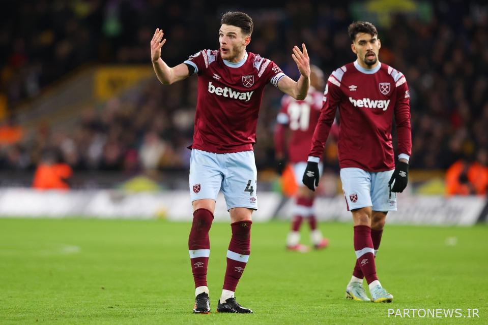 رایس در این فصل بخشی از تیم پرتلاش وستهام بوده است اما همچنان با جدایی همراه است.