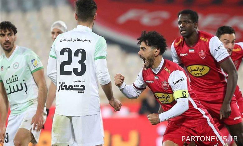 The continuation of Persepolis' streak with a victory against Zob Ahan/Tartar, this time Golmohammadi's opponent was not