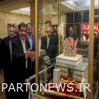 Engineer Zarghami's visit to the National Jewelry Treasury