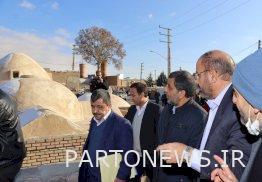 The visit of the Minister of Cultural Heritage, Tourism and Handicrafts to the historic bathhouse of Tsouj