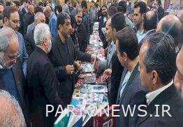 Engineer Zarghami's visit to the exhibition of items and printed products of the provincial administrations