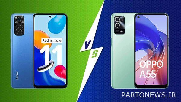 Redmi Note 11 vs Oppo A55: طراحی، ویژگیها، مقایسه قیمت Redmi Note 11 vs Oppo A55: طراحی، ویژگیها، مقایسه قیمت