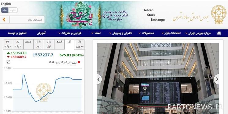 An increase of 675 points in the Tehran Stock Exchange index