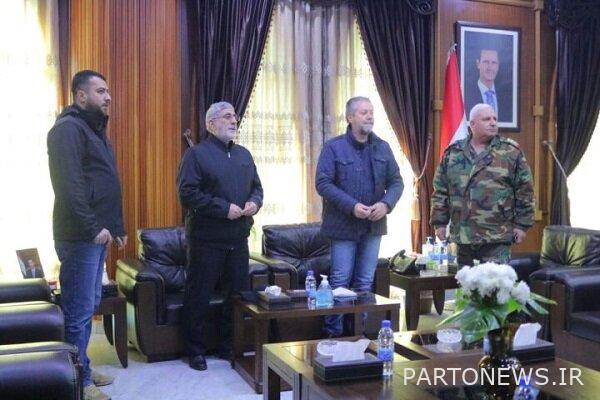 Sardar Qaani's meeting with the Governor of Latakia, Syria