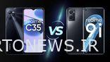Realme C35 در مقابل Realme 9i: مقایسه تلفن های هوشمند 4G مقرون به صرفه