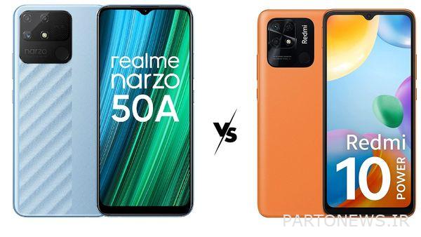 Realme Narzo 50A در مقابل Redmi 10 Power: مشخصات، صفحه نمایش، ویژگی ها، مقایسه Realme Narzo 50A در مقابل Redmi 10 Power: مشخصات، صفحه نمایش، ویژگی ها، مقایسه