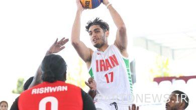 Asian Cup three-man basketball  The first victory of Iranian boys in Singapore