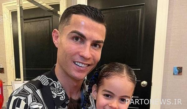 Ronaldo's daughter's talent in learning Arabic+film