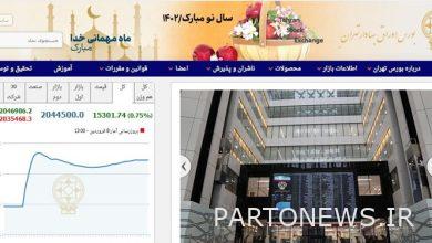 زيادة قدرها 15 ألفاً و 302 نقطة في مؤشر بورصة طهران