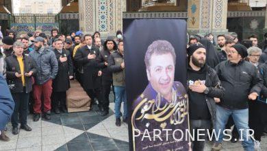 The body of "Shahram Abdoli" was buried in the holy shrine of Razavi - Mehr news agency Iran and world's news