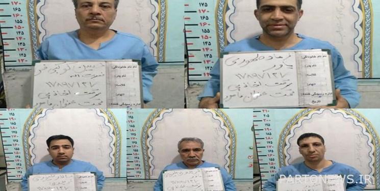 The picture of 5 robbers was published by judicial order to identify Shakat