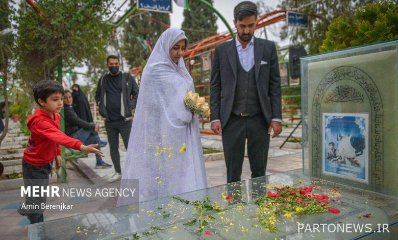 A heavenly bond next to the unknown heroes of the homeland