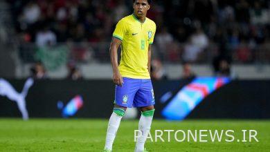 آندری سانتوس، بازیکن جوان چلسی، علیرغم اینکه هنوز یک دقیقه برای آبی ها بازی نکرده، اولین بازی برزیل را انجام می دهد.