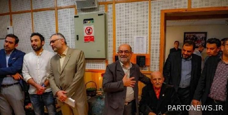The visit of the vice president of sound to the broadcasting studios for Nowruz radio programs