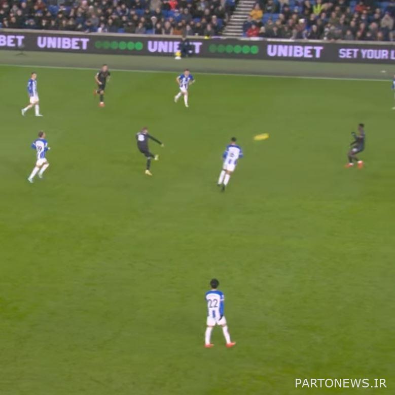 او دویدن مارتینلی را پس از زدن توپ در اولین بار انتخاب کرد