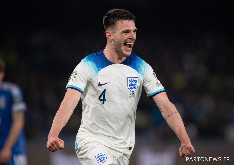 رایس اخیرا در پیروزی 2-1 سه شیرها در خارج از خانه ایتالیا بازی کرد