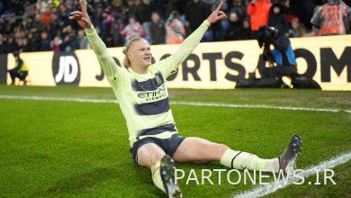 منچسترسیتی فاصله خود با آرسنال صدرنشین را به دو امتیاز نزدیک کرد زیرا ضربه پنالتی ارلینگ هالند روی پاتریک ویرا، سرمربی کریستال پالاس فشار وارد کرد.