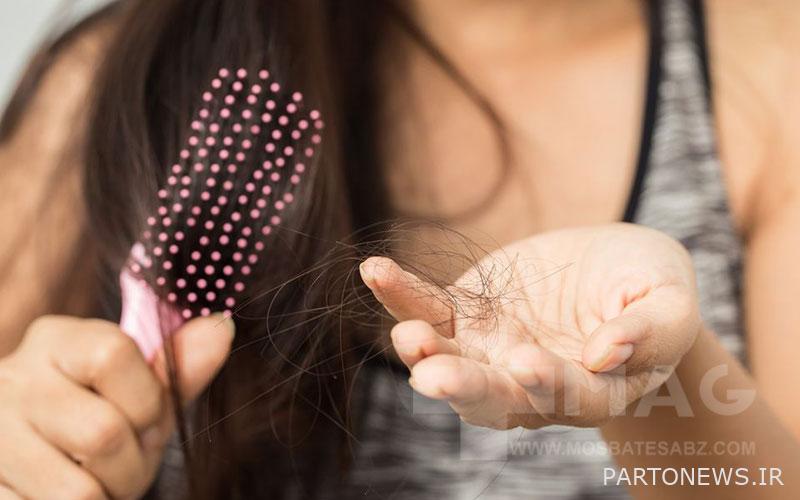 Hair loss is a consequence of underweight