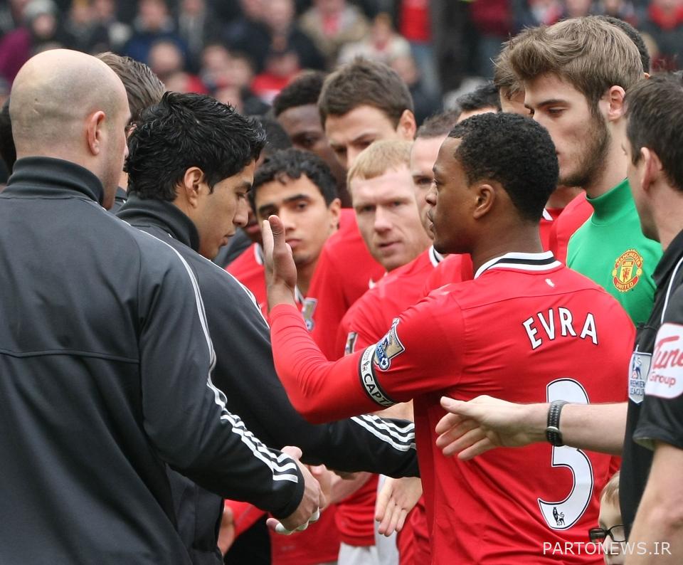 سوارز حاضر نشد با اورا دست بدهد