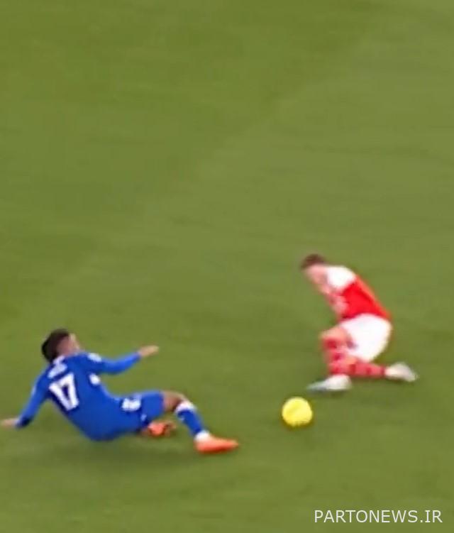 اودگارد برای چالش 50/50 با ایووبی اورتون در امارات وارد میدان شد.