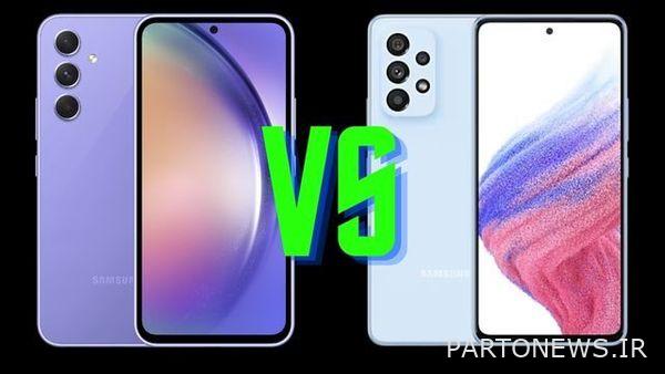 Samsung Galaxy A54 در مقابل Samsung Galaxy A53: مقایسه Samsung Galaxy A54 در مقابل Samsung Galaxy A53: مقایسه