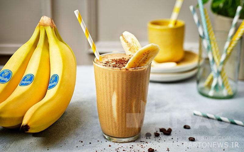 Banana and peanut butter shake