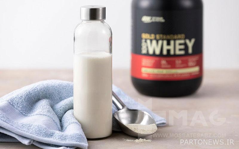 Whey protein in milk