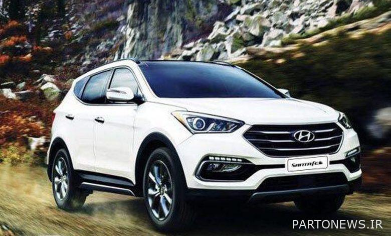 قیمت سانتافه ۶ میلیارد تومان + جدول قیمت خودروهای وارداتی نهم فروردین