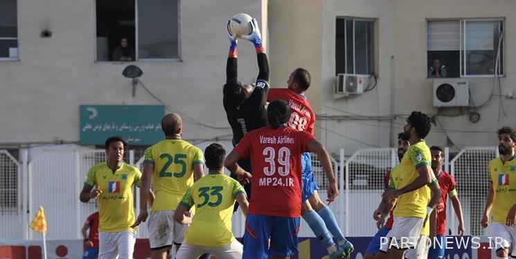 The end of the first half  The tie between Abadan oil and Mazandaran textile